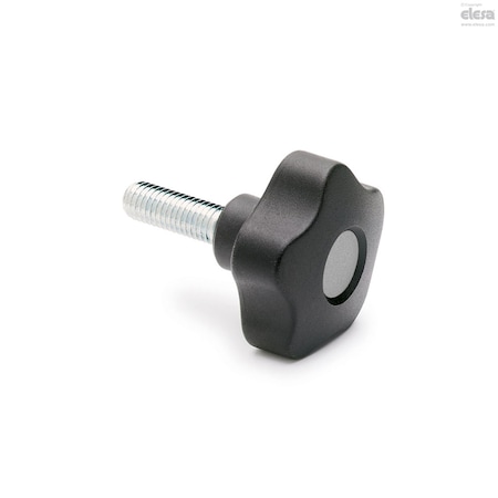 Elesa Zinc-plated steel threaded stud, with cap, VCT.50 p-M8x50-C3 VCT-p